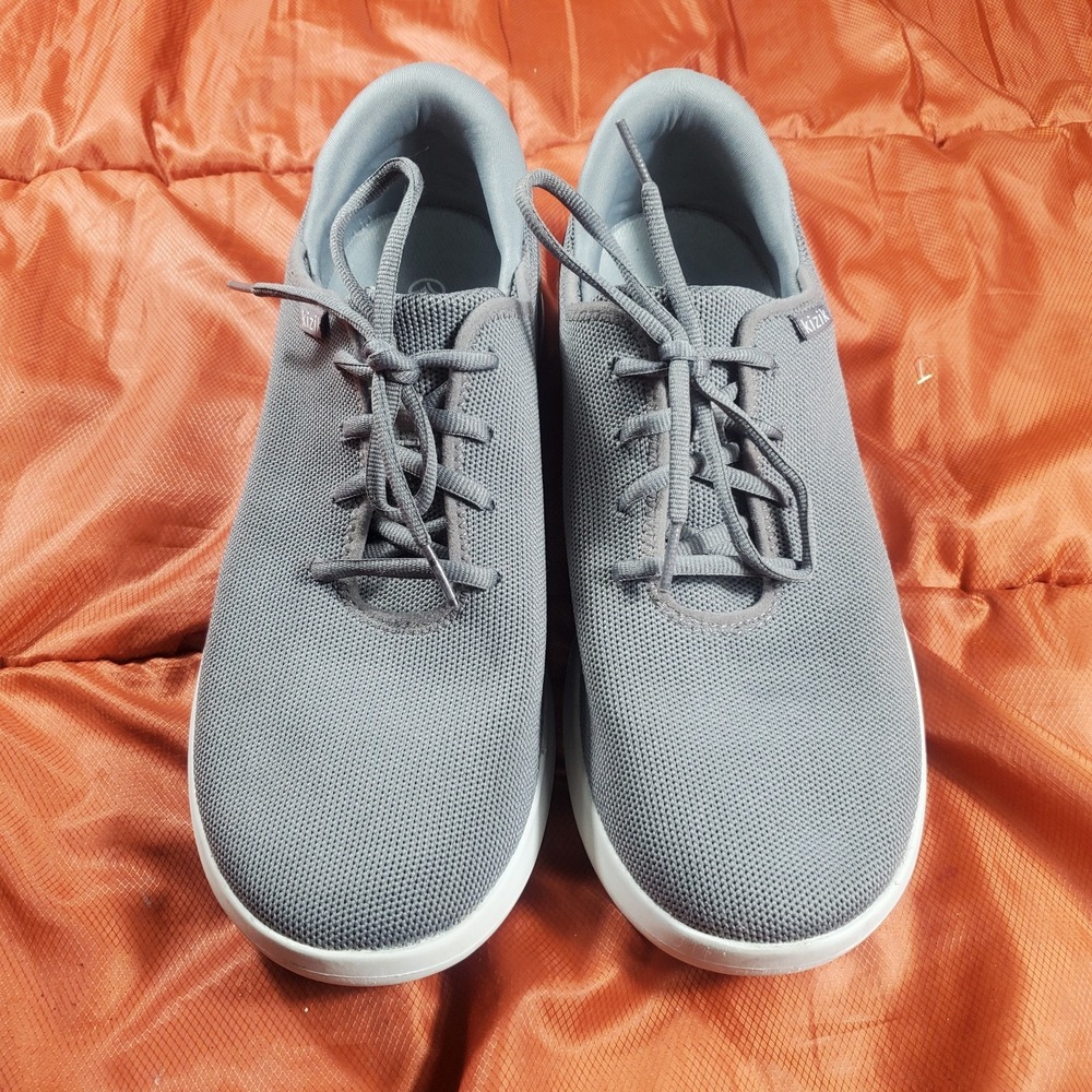 Kizik Madrid Eco Knit Mens's 11.5 / Womens 13 Gray Sneaker‎ Shoes EUC